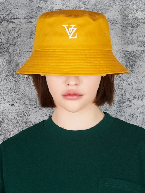 Louis Vuitton Monogram Denim Bob Bucket Hat Black/Yellow in Cotton